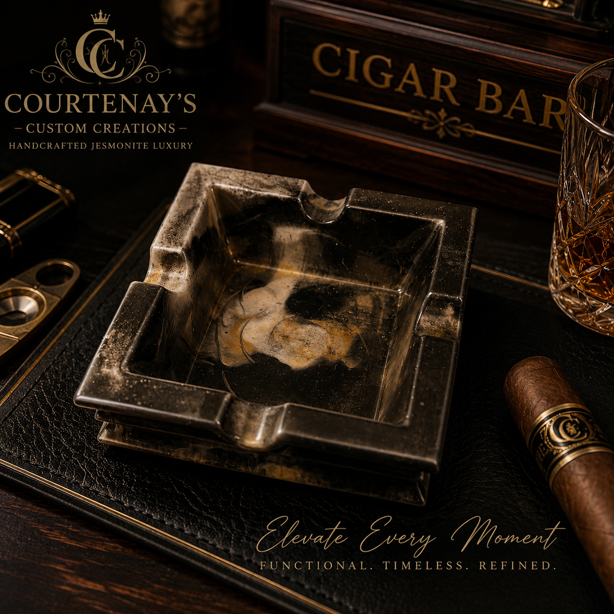Cigar ashtray